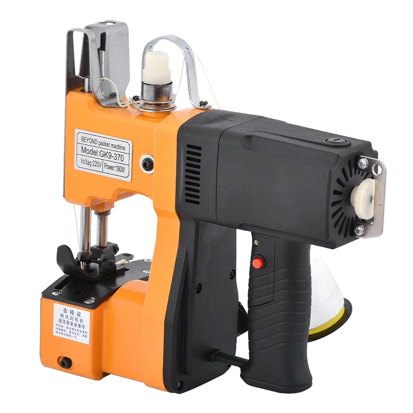 GK9-370 Automatic Portable Small Express Bag Woven Bag Packing Machine Sack Closer Electric Rice Ba