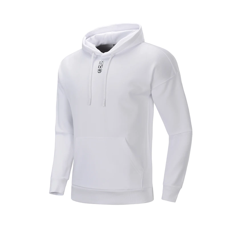Li-Ning, мужская баскетбольная толстовка, теплая, флисовая, зимняя, свободная, 66% полиэстер, 34% хлопок, подкладка, спортивный свитер, AWDP595 MWW1618 - Цвет: AWDP595-4H
