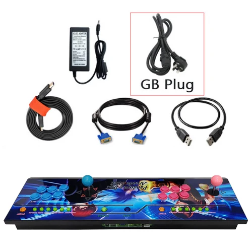 GB Тренд нулевой задержки аркадный джойстик HD VGA выход 1300 в 1 аркадная PCB Jamma игровая станция консоль - Цвет: GB