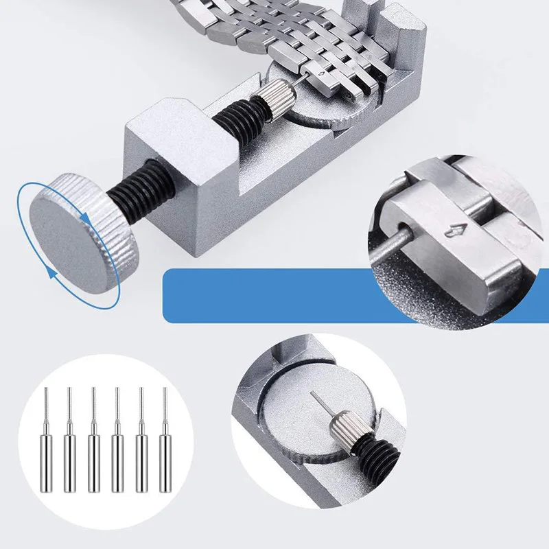 Watch Repair Kit Watch Repair Tool Kit Strap Link Disassembling Tool Portable Case Multifunctional Appliance