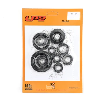 

Areyourshop 11pcs for Honda CR125R CR125 CR 125 125R 2004-2007 2005 2006 Complete Engine Oil Seal Kit