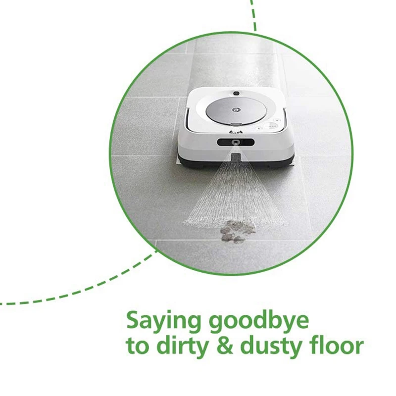 12 шт очищающих салфеток аксессуаров для IRobot Braava Jet M6 (6110) Wi Fi подключен робот