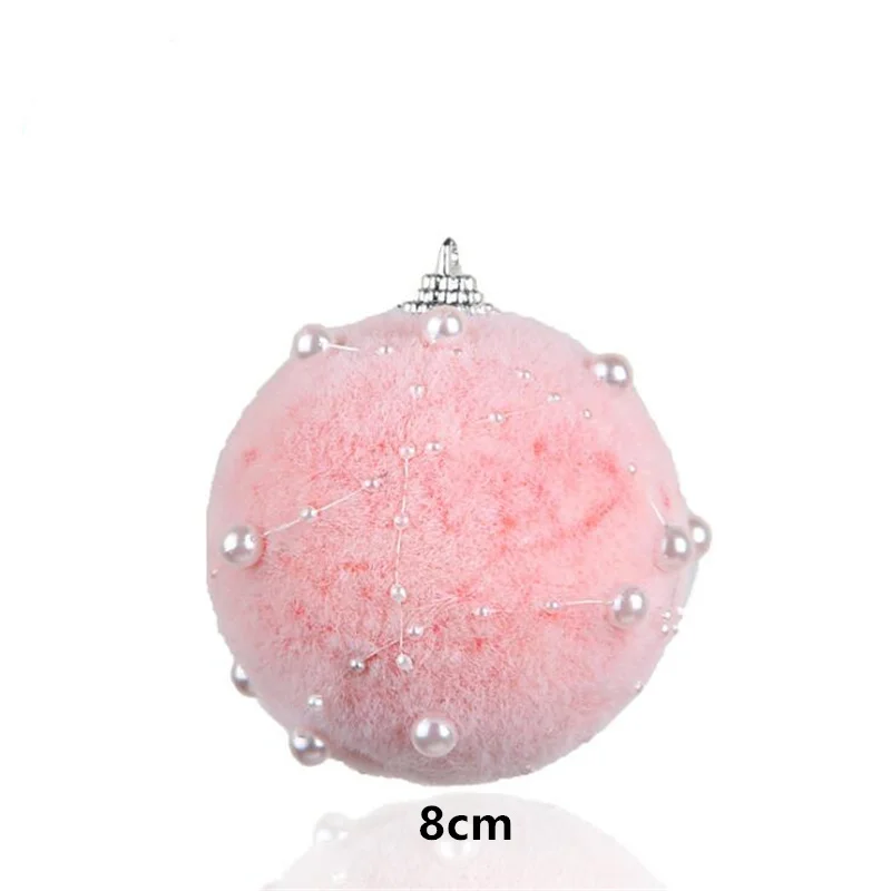 New 7cm 8cm Merry Christmas Tree Ball Decorations Xmas Party Wedding Hanging Ornament Christmas Decoration for Home Navidad - Цвет: 3