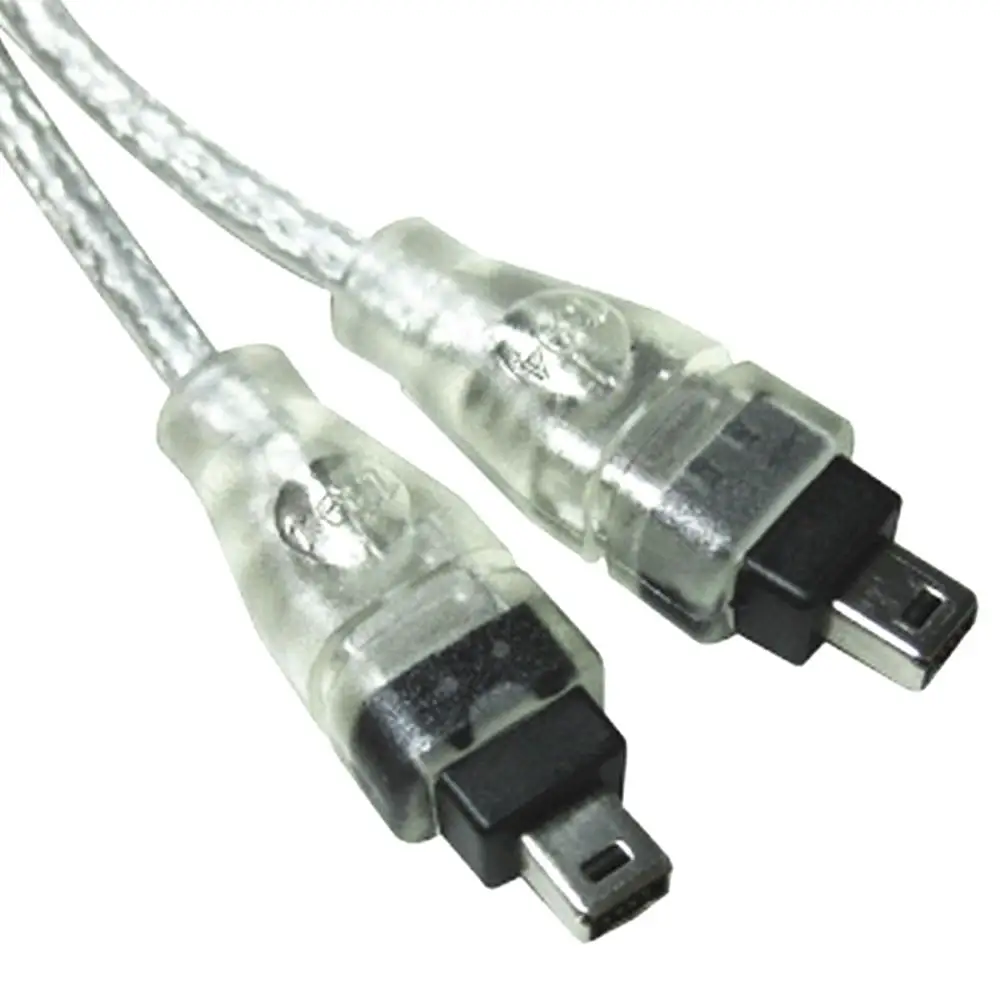 Прозрачный кабель для передачи данных 1 5 м IEEE 1394 FireWire от 4 до | Электроника