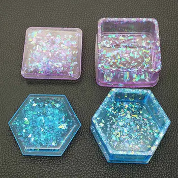 

Transparent Silicone Mould Necklace Lanugo Mold Resin Decorative Craft DIY Hexagonal Storage Box Epoxy Resin Molds For Jewelry