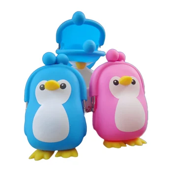 

New Fashion Kawaii Penguin Pouch Cute Purse Holder Cartoon Animal Hasp Wallet Girls Change Purse Kid Gift Bags