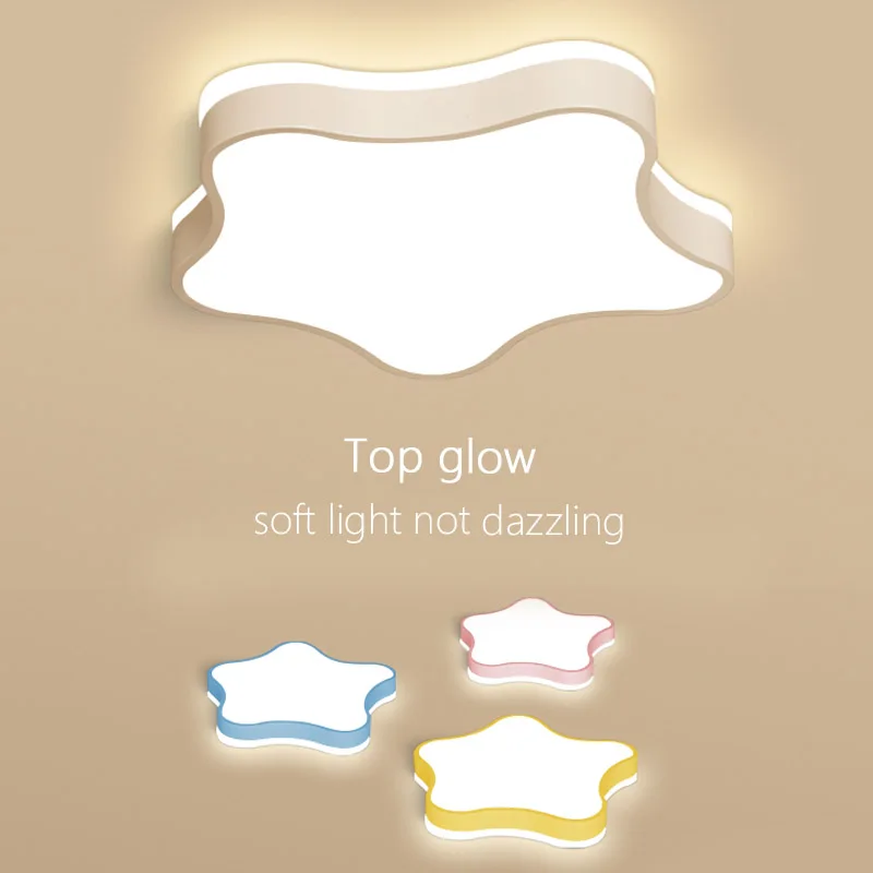 LED 27W Children's Room Ceiling Light Bedroom Star Lamp Nordic Creative Cafe Balcony Living Hotel Household | Лампы и освещение