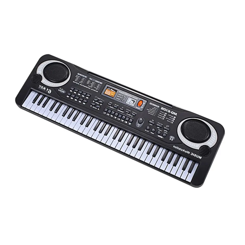 

Multi-Function Electronic Keyboard Kids Electronic Piano With Microphone Children's Electronic Organ 61-Key EU Plug