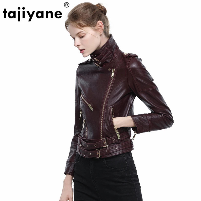 

Genuine Leather Jacket Jacket Women Sheepskin Coat Leather Jackets 2020 Spring Clothes Korean Short Slim Motobiker Coats B-021