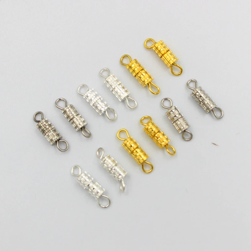 

20pcs 14X3mm Screw Type Clasp Barrel Screw Twist Clasps Connector for DIY Necklaces Bracelets Jewelry Making