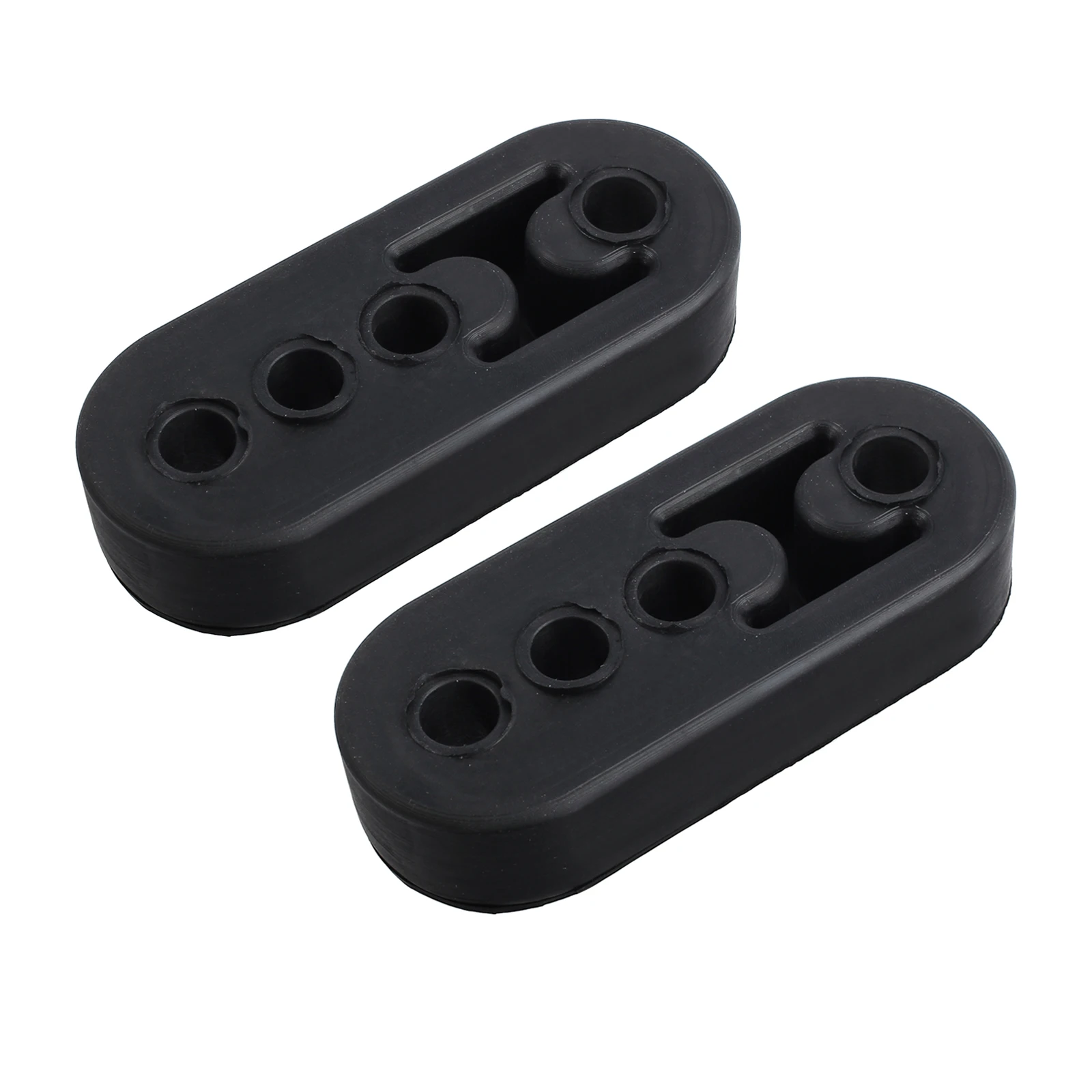 Universal Heavy Duty Car Rubber Exhaust Mount Brackets Hangers Hole