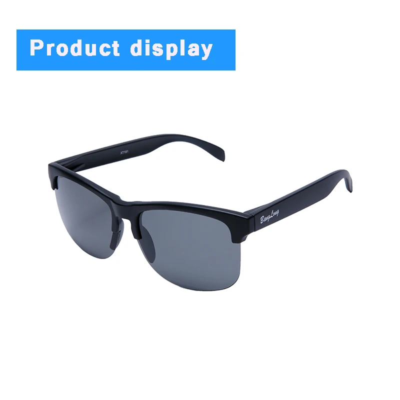 gray lens Модные солнцезащитные очки с поляризованными линзами, повседневные уличные очки с защитой от ультрафиолета, очки для езды на велосипеде - Цвет: gray lens