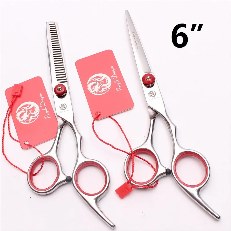 

Y1211 Профессиональные Парикмахерские ножницы для стрижки и филировки набор ножниц парикмахерский салон 6 дюймов красный