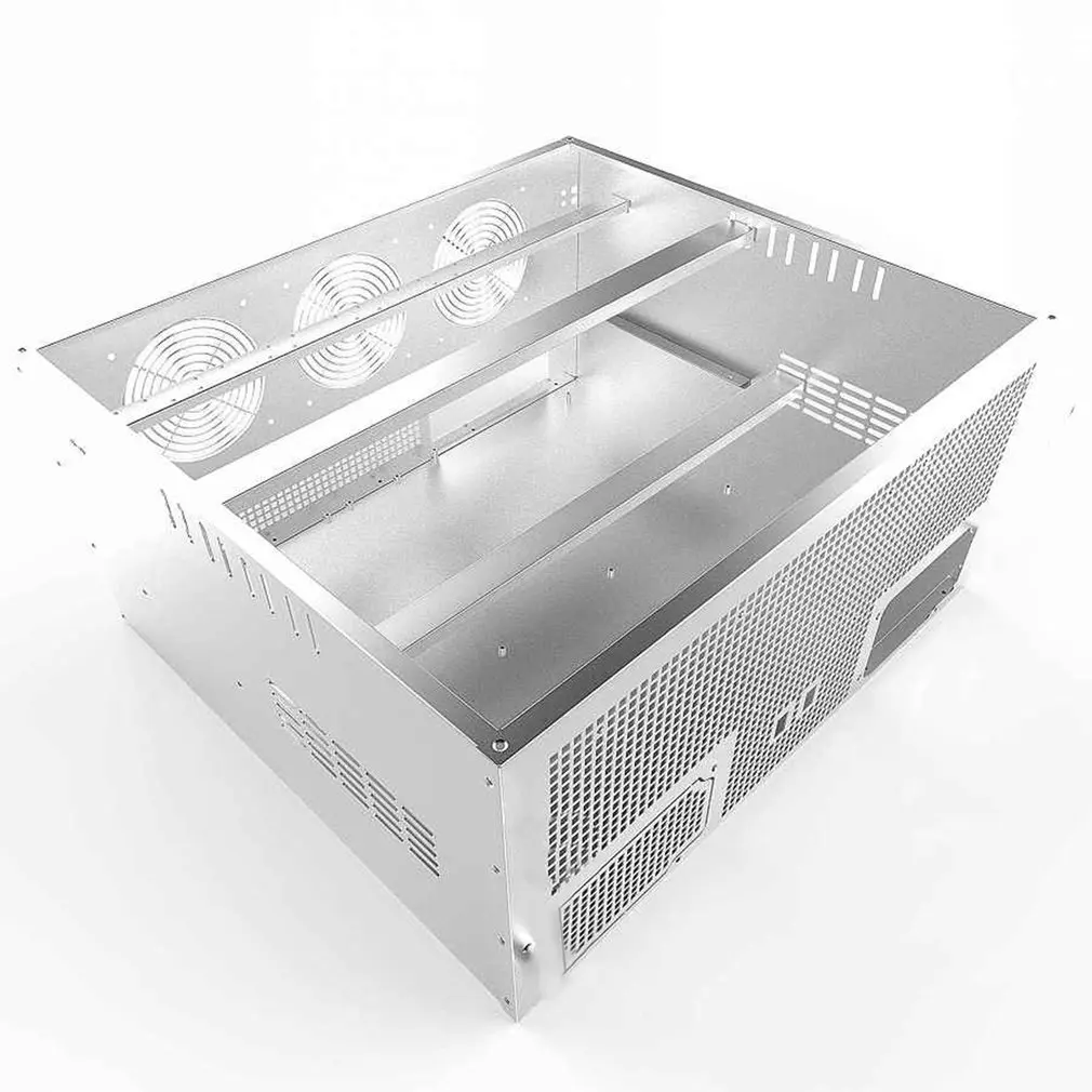 Coldcedar 6/8 GPU Vertical Graphics Server Chassis MicroATX/ITX/ATX 4U Miner Chassis Coldcedar 6/8 GPU Vertical Graphics Server Chassis MicroATX/ITX/ATX 4U Miner Chassis