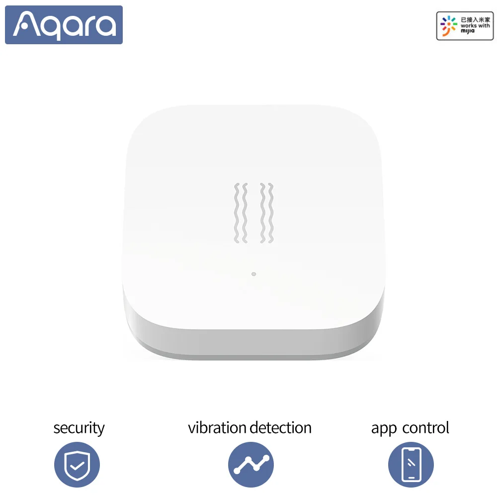 Датчик вибрации Aqara датчик удара умный движения сигнализация монитор zigbee Mihome