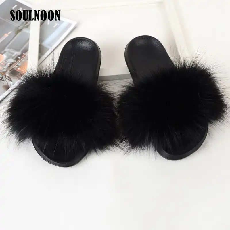 aliexpress fur slippers