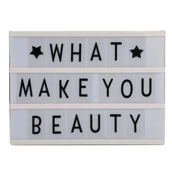 

A4 85 Replacement Letters Symbols Light Up Cinema LED Letter Lamp Home Party