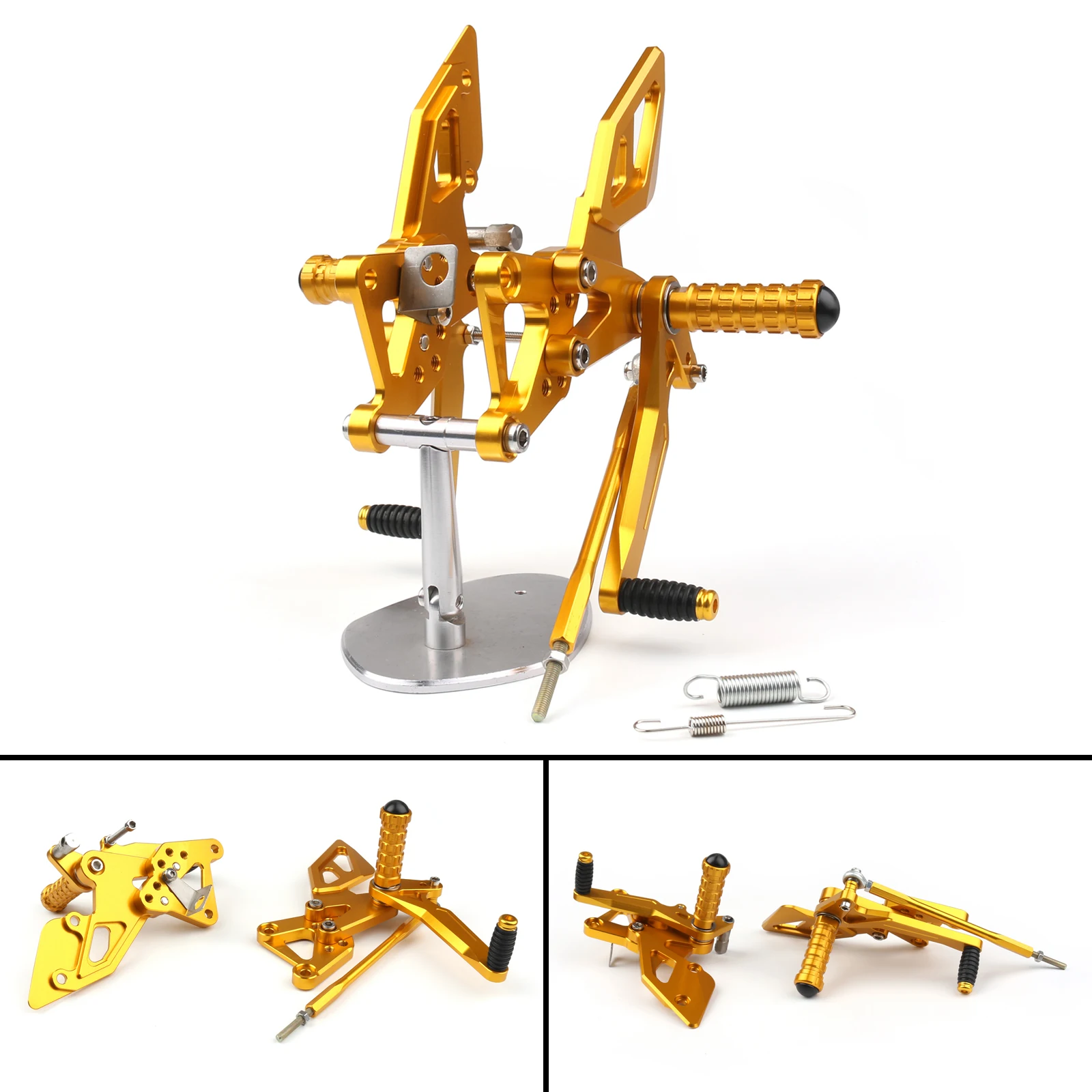 Areyourshop для Yamaha YZF-R3 YZF-R25 YZF R3 R25 MT-25 MT-03 Регулируемый ЧПУ Rider задний Набор Rearsets подставка для ног