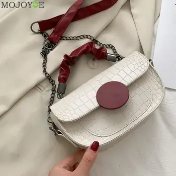 

Fashion Alligator PU Women Handbag Semicircle Pleated Handle Totes Crossbody Bag Popular Simple Female Daily Bag