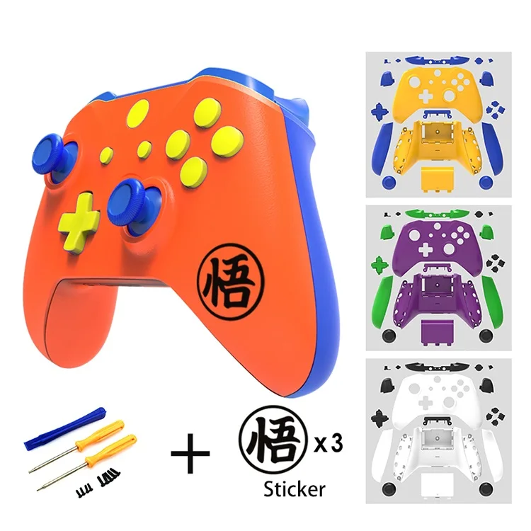 

Custom Matte Shell Replacement Full Case With Buttons Kit For Xbox one S Slim Wireless Controller