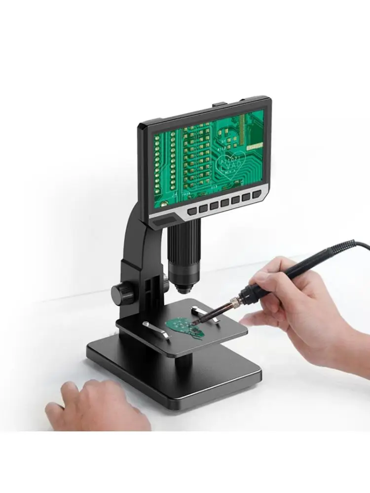 

500X-2000X 12MP Digital Microscope with 7\" Screen for Industrial Biological Cell