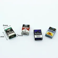 1:12 кукольный домик Миниатюрный Мини чехол для сигарет мебель игрушка матч для леса животных Семья коллекционный подарок