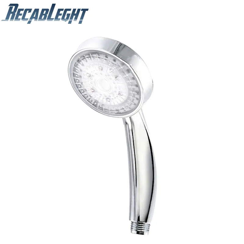 

7 Colors Changing LED Shower Head High Pressure Easy Installation Water Glow Light Provide Romantic And Comfortable Environment