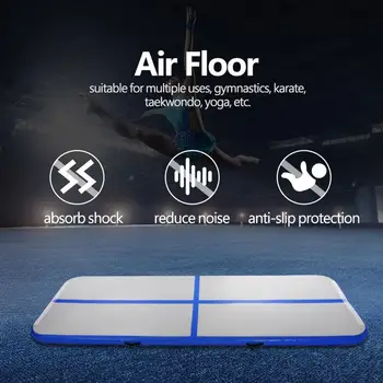 Best Inflatable Gymnastics Pad Air Track Floor Tumbling Yoga Mat With Valve Wrench For Indoor&Outdoor Use Hot Sale With Electric Pump