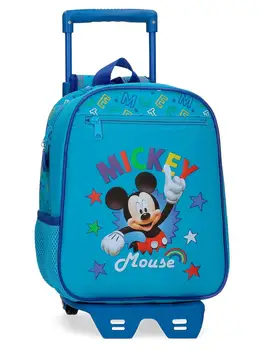 

Backpack 28cm with trolley Mickey Stars