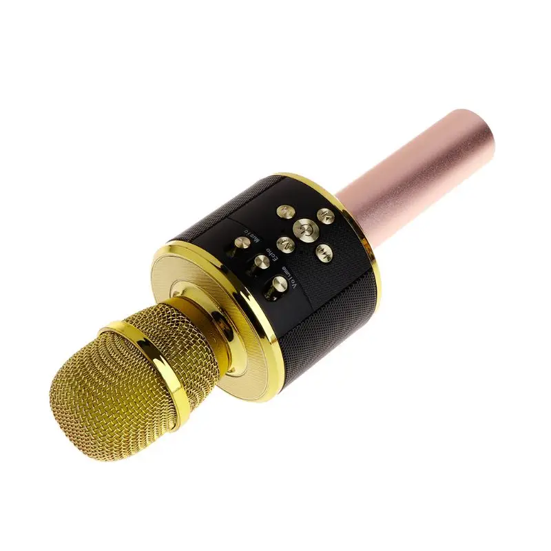 Микрофон для караоке магнитный беспроводной HIFI Динамик ручной динамик KTV смартфон домашние вечерние D08A