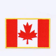 Флаг мира вышивка патч Канада одежды значок 3 дюймов теплоотвод железа на подложке у нас есть все флаг мира просто спросить