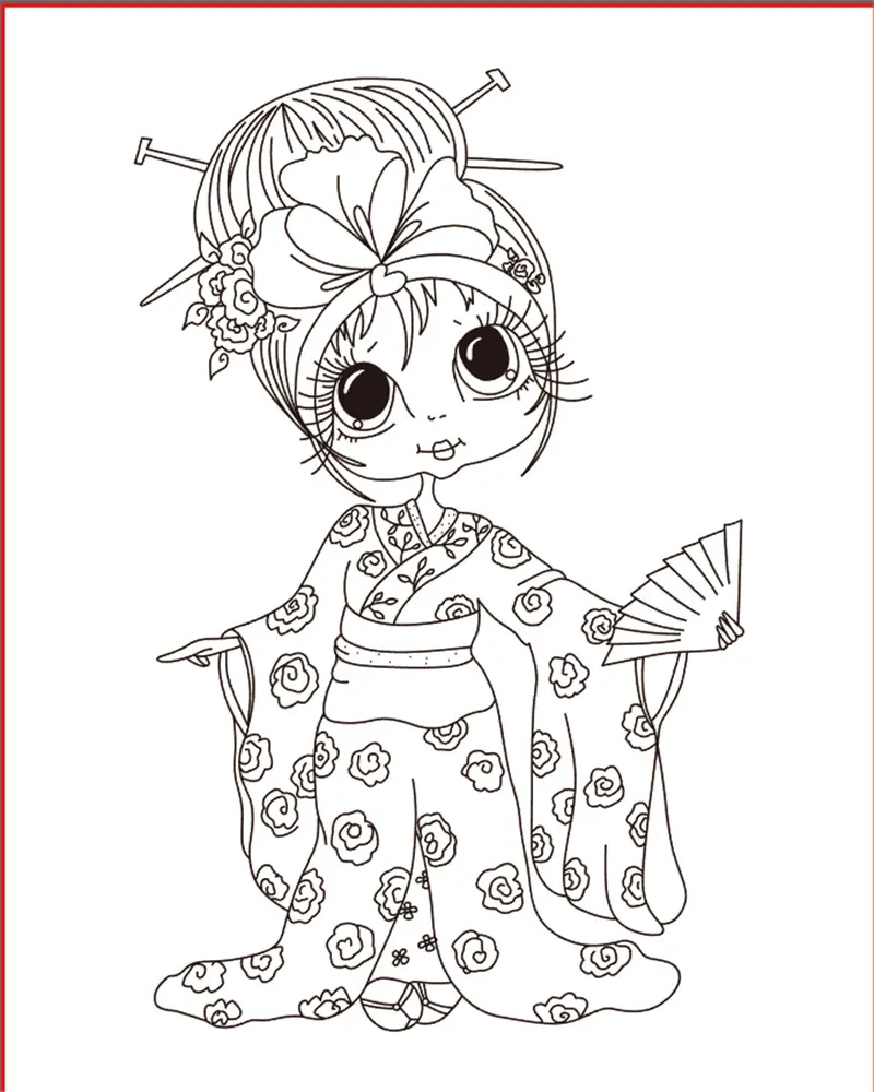 

10x6 Girl dancing Transparent Clear Silicone Stamp Seal for DIY scrapbooking photo album Decorative clear stamp