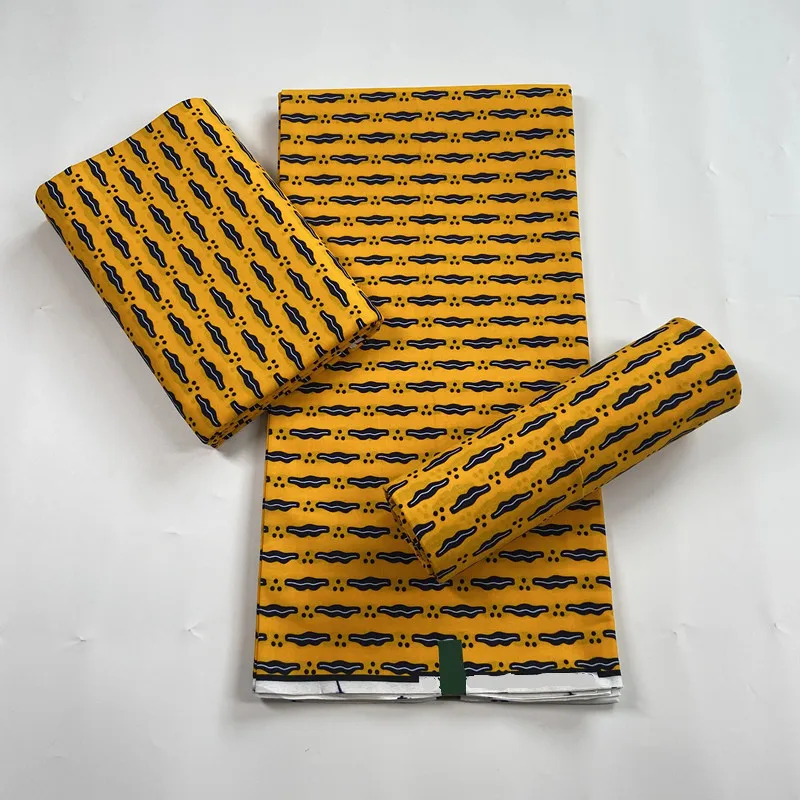 New Design Best Quality Guaranteed Veritable Wax 6 Yards/lot African Ankara Real Wax Cotton Print Fabric. 10272