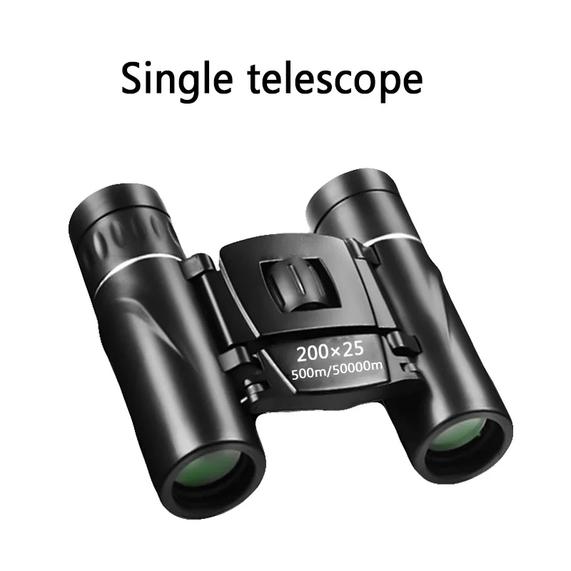 300x25 HD Zoom Portable Powerful Binoculars Long Range Telescope Jumelles Folding Low Light Night Vision Monocular for Hunting 5g radiation meter Measurement & Analysis Tools