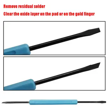 

Desoldering Aid Tool Set Circuit Board Soldering Aid PCB Cleaning Kit Repairing Fluxing Tools LB88