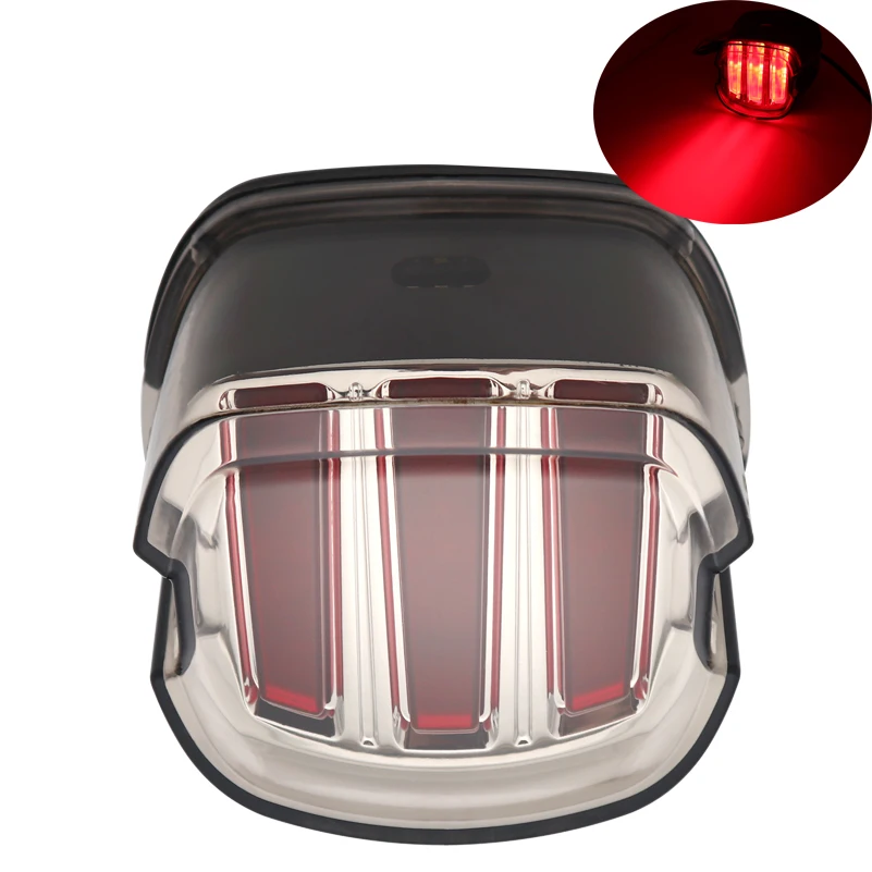 

motorcycle red brake turn signal taillight license plate light LED taillight for Touring Sportster XL883 1200