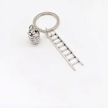 

Fashion 1 pcs bullet ladder key ring charms fit DIY hand made bracelet necklace earring charms Jewelry Making