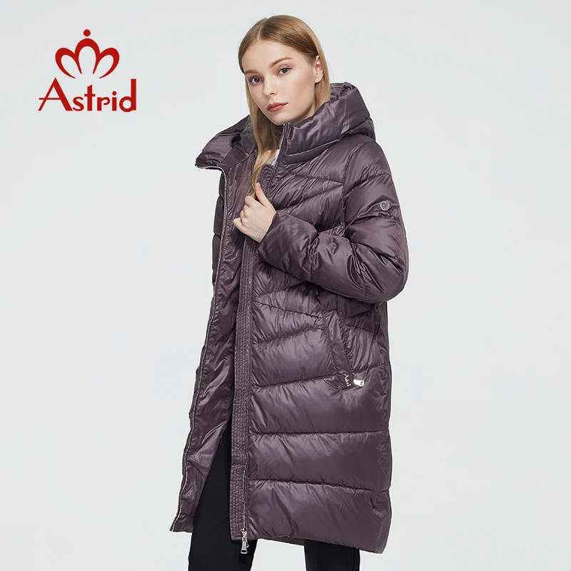 Astrid 2020 новое зимнее женское пальто Женская длинная теплая парка модная куртка с