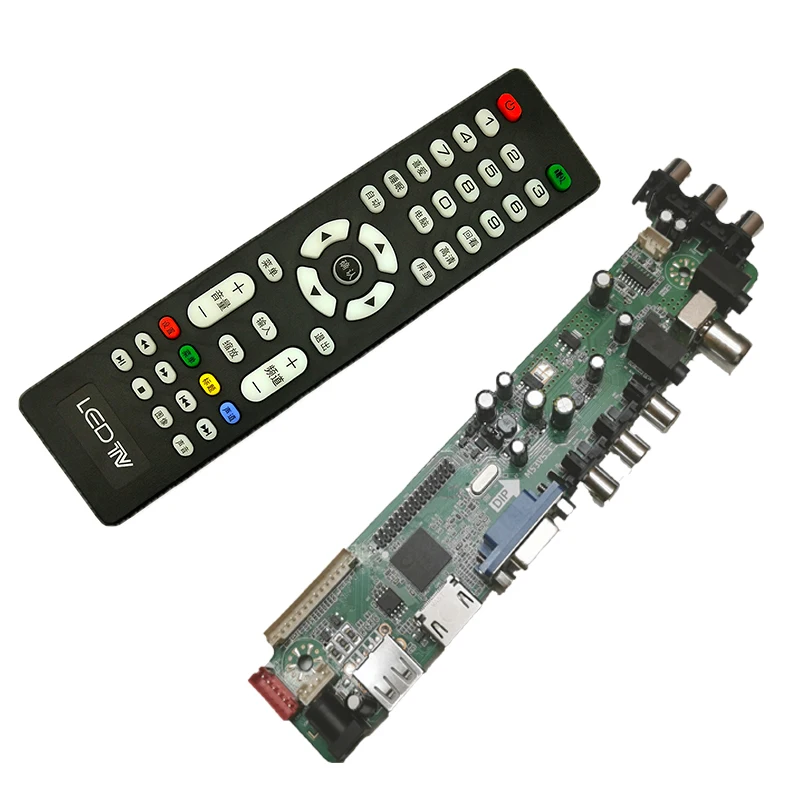 

LCD TV Motherboard Driver Board M6 V5.3 M53V5.3 Supports Reverse Screen Dual AV Input