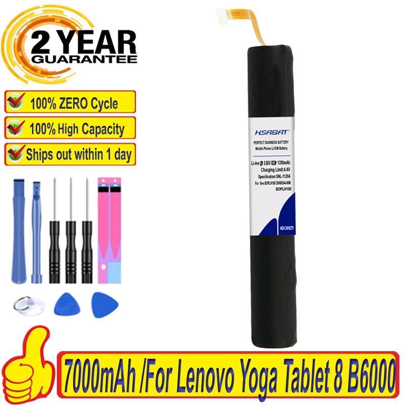 Топ бренд 100% новый L13D2E31 L13C2E31 планшетный Аккумулятор для Lenovo Yoga Tablet 8 B6000 B6000-H B6000-F