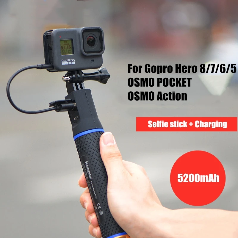 Селфи палка ручной монопод Штатив для GoPro max hero 8 7 6 5 4 3 OSMO Карманный экшн YI SJ4000 Sony