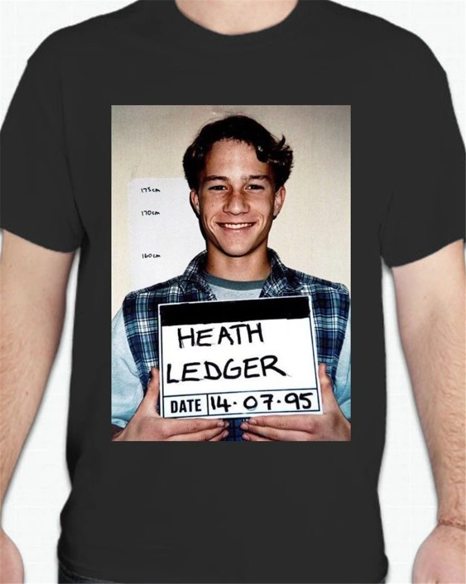 Heath Ledger T shirt Jong Hot Acteur 