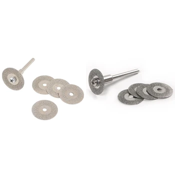 

NEW-6 Pcs 16 mm Dia Electric Grinder Abrasive Blades, & Lots 5 PCS 22mm Emery Diamond Cutting Blades Drill Bit +1 Mandrel