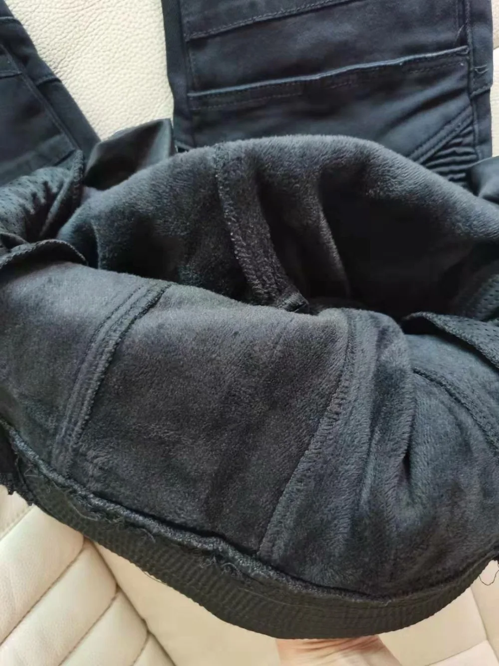 Motorcycle stylish Riding fleece warm winter Jeans  motorpool c3