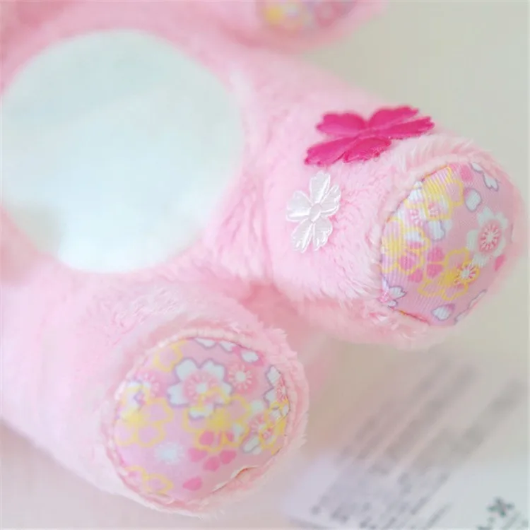 28 см Kawaii Sakura розовый медведь плюшевые игрушки Rilakkuma Медведи Куклы Мягкие медведи животные Плюшевые игрушки Детские подушки для девочек подарок на день рождения