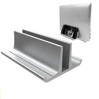 

Laptop phone Holder Adjustable Vertical Stand Space Saving Desktop Mount Bracket Pad for Apple MacBook Lenovo YOGA Notebook