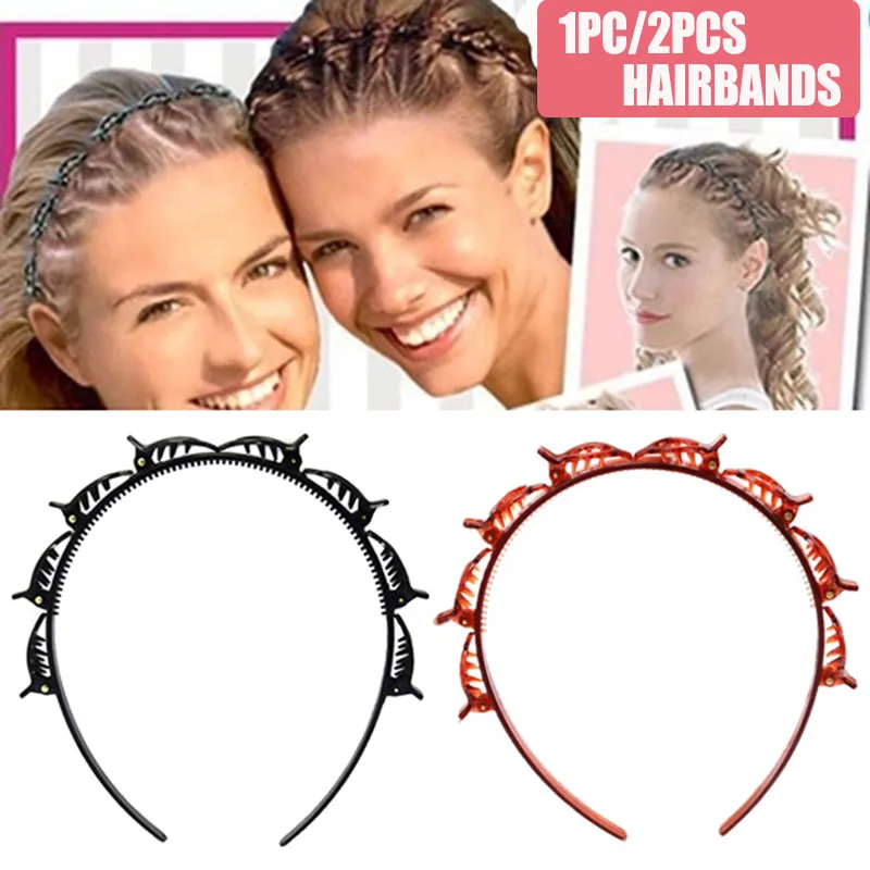 Magic Fashion Sweet Woman Girls Hair Tool Multilayer Plastic Hairpin Lady Convenient Summer Bridesmaid Wedding Makeup Hair Hoops
