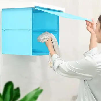 

Hidden Home Locker Wardrobe Folding Mural Storage Cabinet Shelf Storage Suitable For Living Room Bathroom Concealed Storage Box