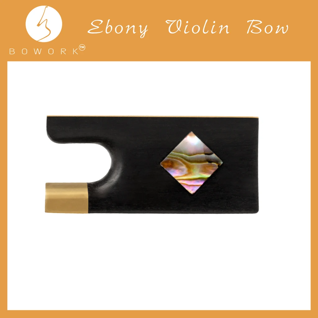 

BOWORK 3/4 4/4 Violin Bow Frog Colorful Shell Inlay Violinist Replacement
