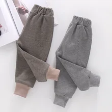 Childrenswear Children Winter Style Pants BOY'S New Style Casual Houndstooth Plaid Pants Spring And Autumn Skinny Slacks